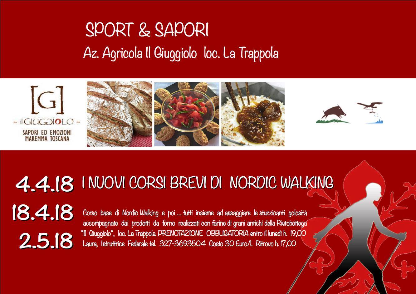 sport e sapori nordic walking