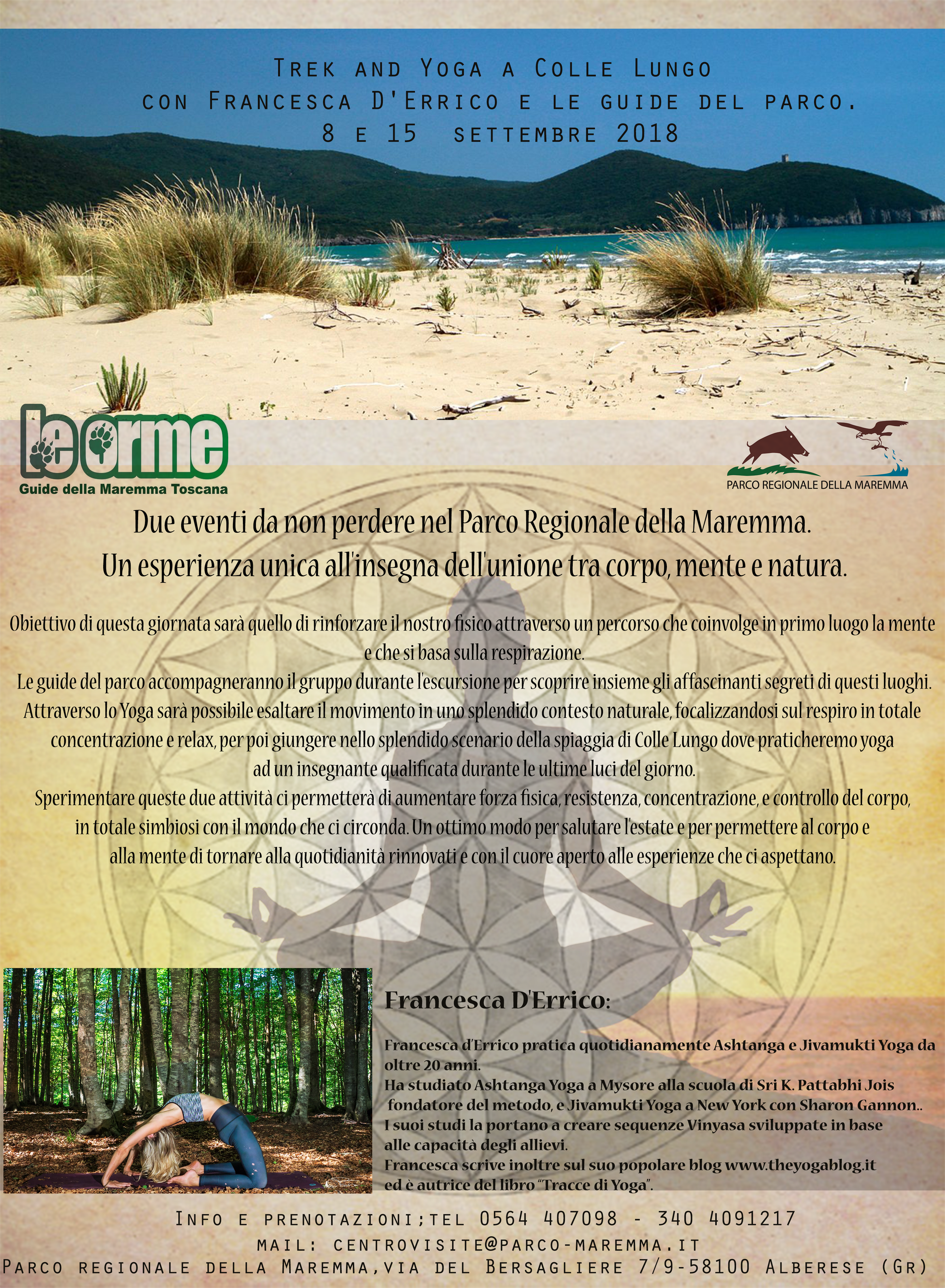 yoga trek locandina finestrina