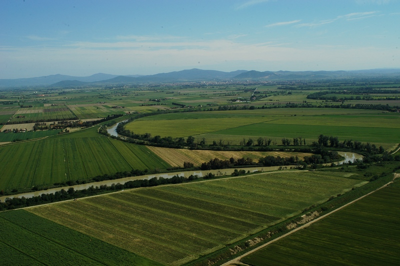 Panoramica fiume Ombrone