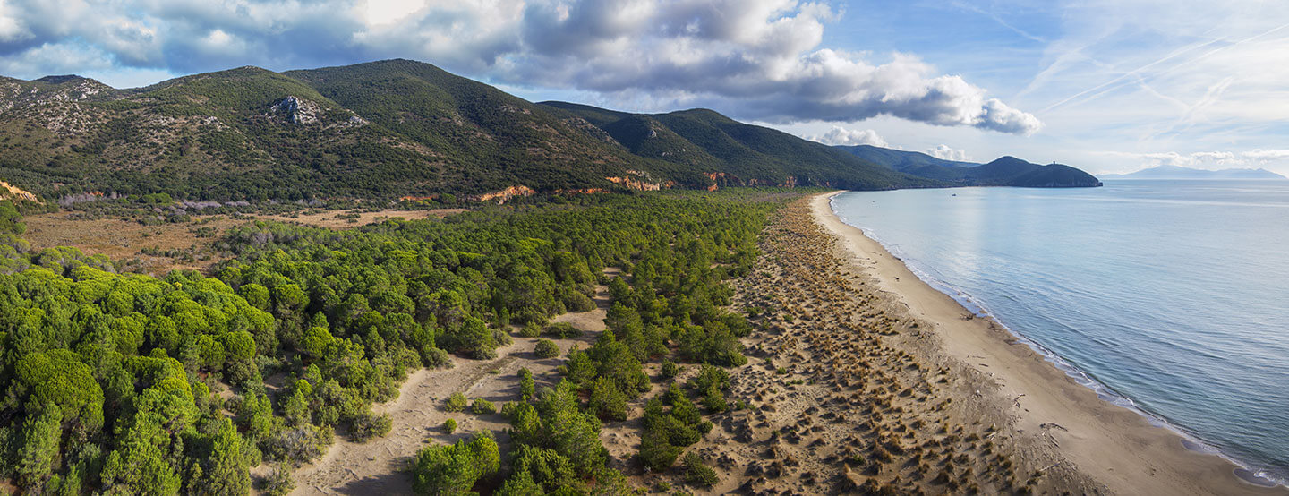 Spiaggia di parco di maremma